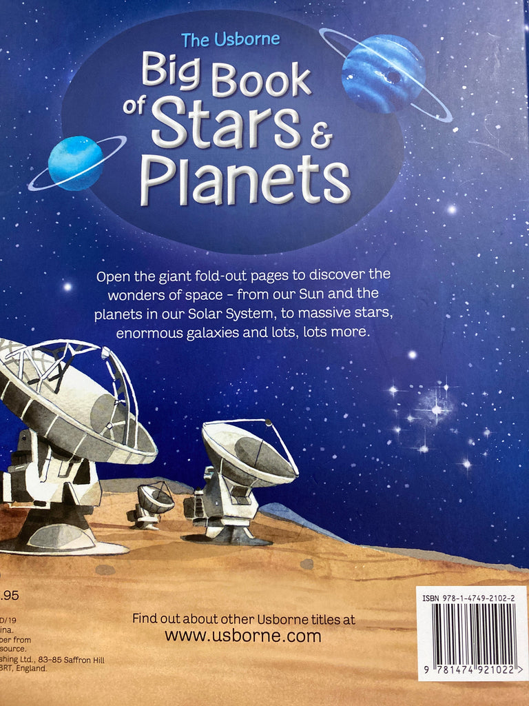 usborne big book of stars and planets