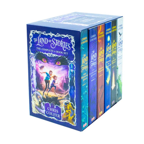 Land of Stories The Complete 6 Book Slipcase Box Set (Book 1-6) by Chris Colfer