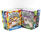 Captain Underpants 10 Books Box Set by Dav Pilkey