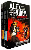 Alex Rider Collection 5 Graphics Books Set By Anthony Horowitz