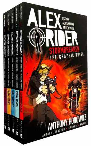 Alex Rider Collection 5 Graphics Books Set By Anthony Horowitz